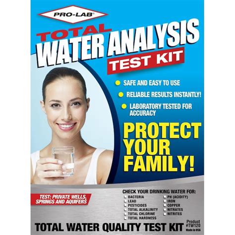 lowes hard water test|lowe's free water test kit.